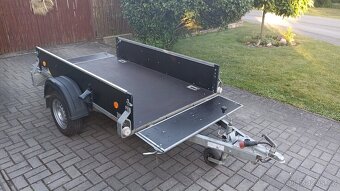 Nebržděný přívěs Agados 206x125 velmi zachovalý s přísluš. - 2