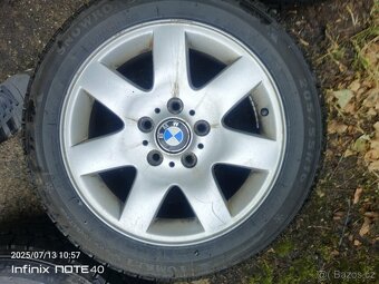 Alu kola na bmw 5x120, R16 zimní pneu - 2