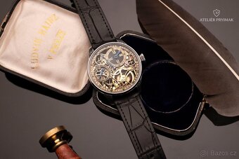 Exkluzivní starožitné skeletové hodinky OMEGA 1915 - 2