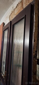 Vchodové dvoukřídlé euro dveře  142×222cm - 2