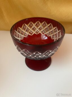 Červený pohár / miska / sklenice na šampaňské - 2