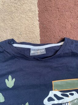 Modré tričko s dlouhým rukávem 158/164 - 2