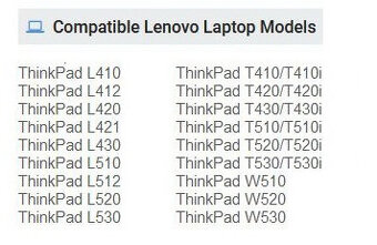 baterie (70+) pro notebooky Lenovo řady ThinkPad (2.5hod) - 2
