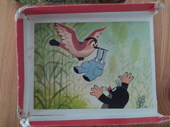 Staré dřevěné kostky Krtka - 2