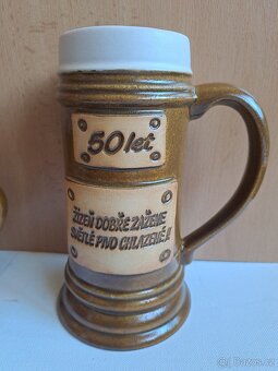 Keramické půllitry – sběratelská sada 6 ks, různé značky - 2