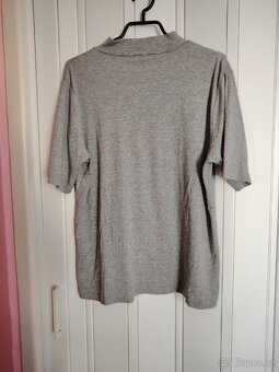 Šedé bavlněné tričko - 2