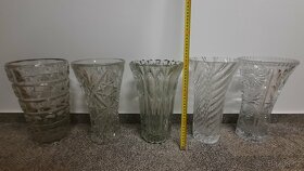 Broušené sklo vázy - 2