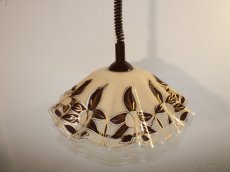 LUSTR BÉŽOVÝ VZOR HNĚDÝ - 2