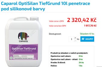 Penetrace Caparol OptiSilan TiefGrund 10l - 2