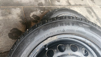 Prodám 2ks disk+pneu C1,107,Aygo - 2