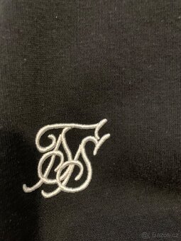 Pánská mikina SikSilk, černá, zip, vel.L - 2