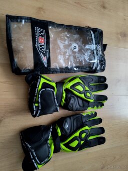 Kožené moto rukavice - 2