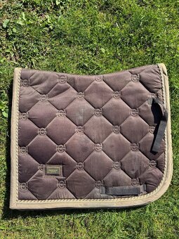 Podsedlová dečka EQUESTRIAN - černá, hnědá - 2