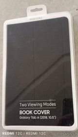 Nový zavírací černý obal Samsung Galaxy Tab A 2018 10.5" - 2
