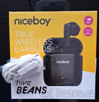 Niceboy HIVE Beans černá, sluchátka + bonus - 2