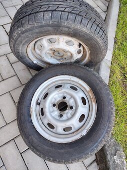 Kola - ráfky + pneu Nanjang Snow SV-2 165/70 R13 - 2