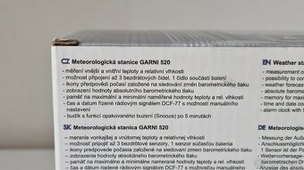 Nová meteorologická stanice GARNI 520 ZAMLUVENO - 2