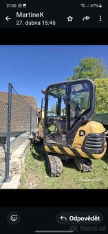 Pásový minibagr caterpillar 301,5 - 2