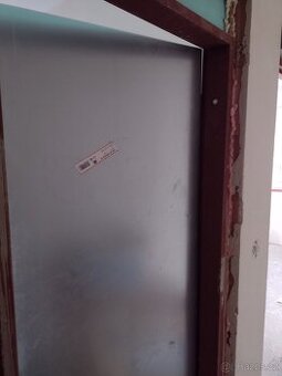Plechové dveře, 80 L, pozinkované. 860 x 2040 mm - 2