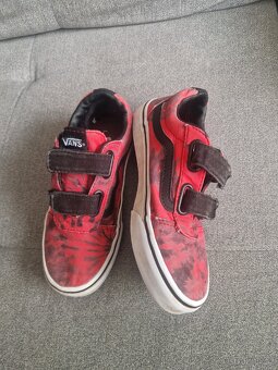 Tenisky Vans vel 32 pěkný stav na suchý zip - 2