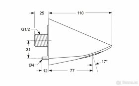 Ideal Standard CeraPlus Hlavová sprcha antivandal chrom - 2