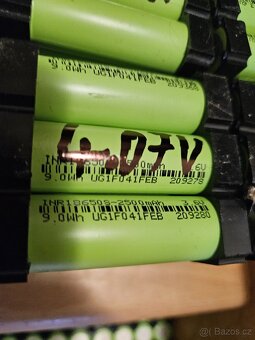 Li ion 2500mAh náhradní bateriové články. - 2