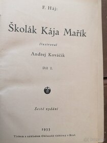 Školák Kája Mařík - 5 dílů (vydání z let 1933 - 1934) - 2