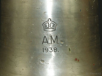 1938 ze dne RAF Scramble Bell. Větší velikost. S originálním - 2