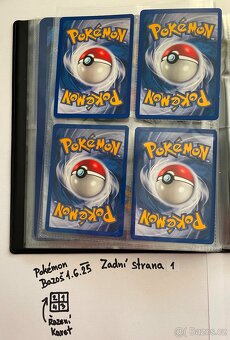 Kusové karty TCG Pokémon STARÉ PŘES 20LET (ORIGINÁL) - 2