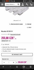 Obklad Mozaika sklo, přírodní kámen
XIC B1111 - 2