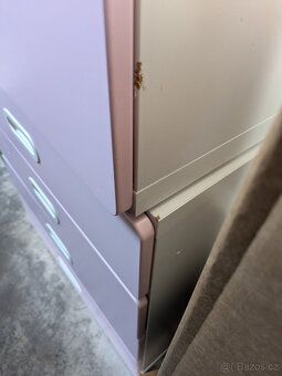 Ikea STUVA - bílá/ růžová skříňka se šuplíky - 2