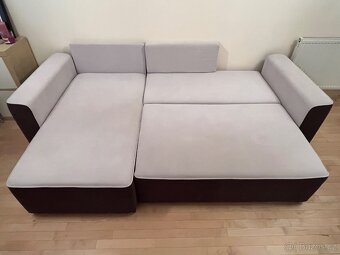 Rozkládací sedací souprava s úložným prostorem - 2