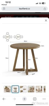 Jídelní stůl 80cm - 2