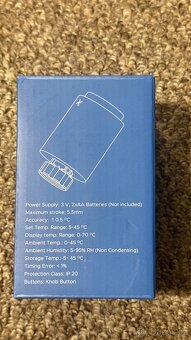 Tuya Zigbee smart chytré hlavice topení - 2