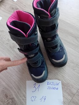 Boty pro holku v. 30, 31, 32, 33 - tenisky, zimní, crossy - 2