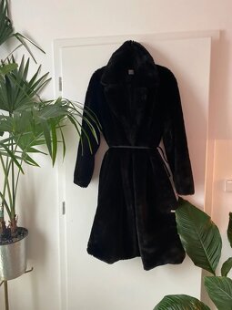 Mango kozisek dlouhy cerny damsky pasek kozeny - 2