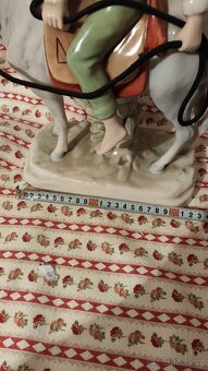 Royal Dux - Chlapec na oslovi - 2