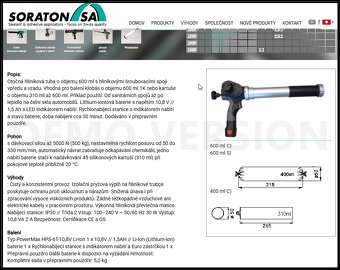 Vytlačovací aku pistole - 2