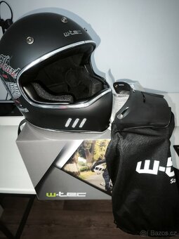 Přilba W-TEC s kšiltem vel. M - 2