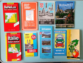 Různé mapy a prospekty Evropa - 2