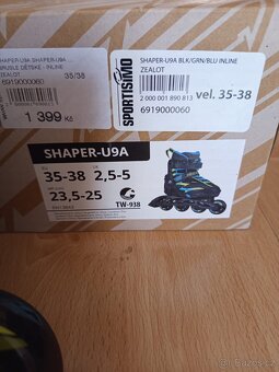 Dětské inline brusle vel. 35-38 - 2