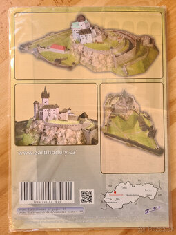 Trenčianský hrad vystřihovánka - 2