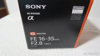 SONY FE 16-35 f2,8 GM II - 2