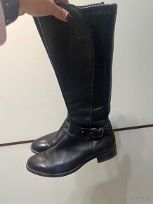 Kozačky kožené Caprice "jezdecké" vel. 39 - 2