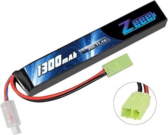 Zeee 3S Lipo baterie 11.1 V 25C 1300 mAh tyčový typ Lipo bat - 2