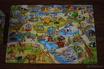 Malovací Big puzzle Zoo 24 dílků (Efko) - 2