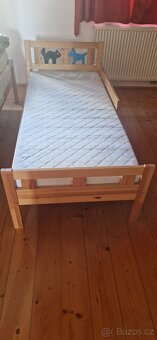 Dětská postel se zábranou IKEA, 70x160 - 2