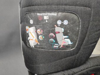 Autosedačka Kinderkraft 15-36kg,isofix,nastavitelná výška - 2