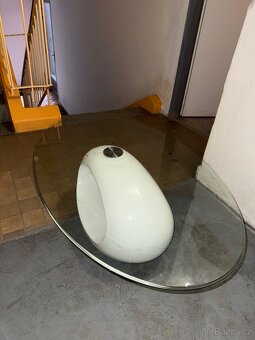 Designový konferenční stolek skleněný - 2