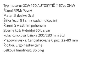 Stiga sekacka ALPINA AL5 51 SHQ - 2